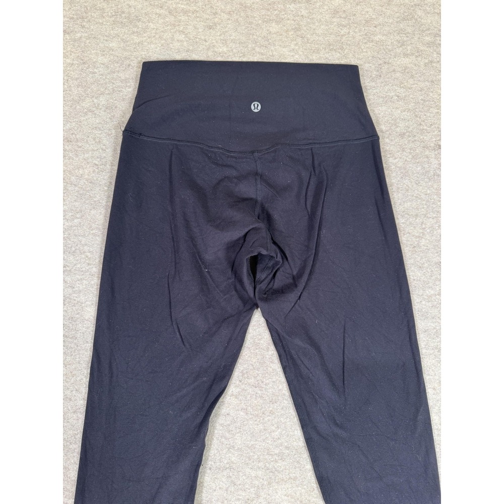 Lululemon Leggings Womens 6 Black High Rise Ankle Yoga Athletic Gym Tight - Picture 6 of 14